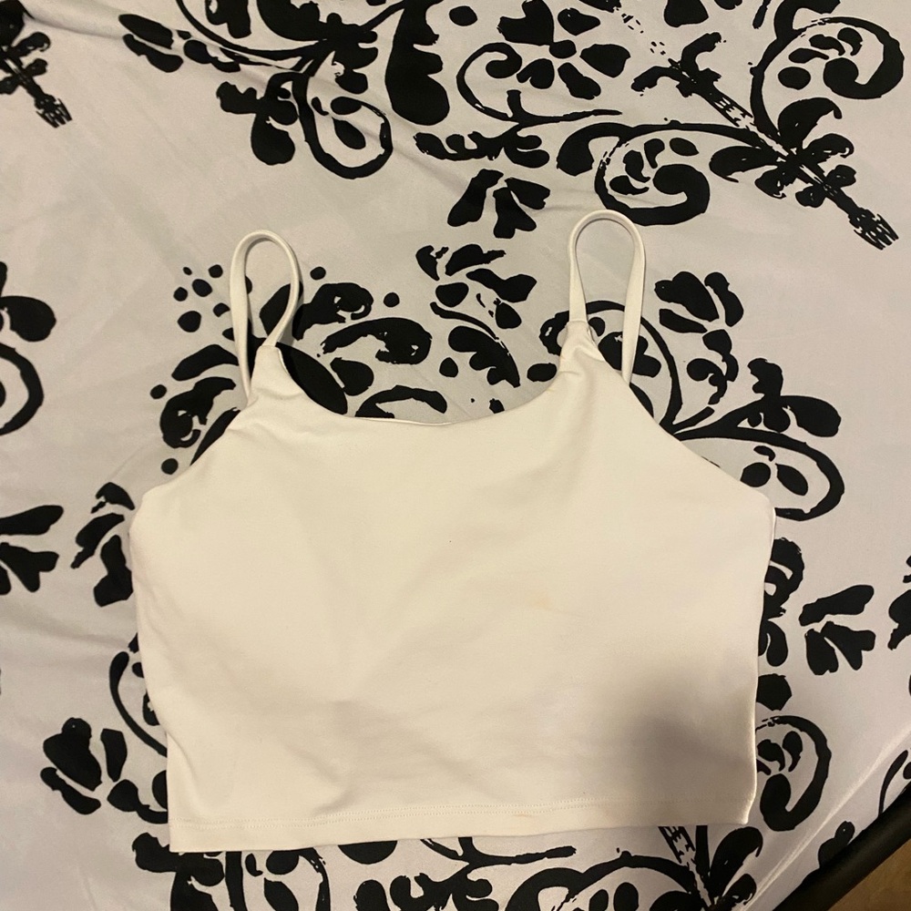 White Women's Crop Top